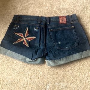 LUCKY BRAND Dark Denim Shorts